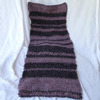 Purple Stripe Scarf