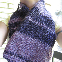 Purple Stripe Scarf